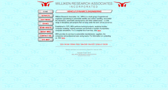 Desktop Screenshot of millikenresearch.com